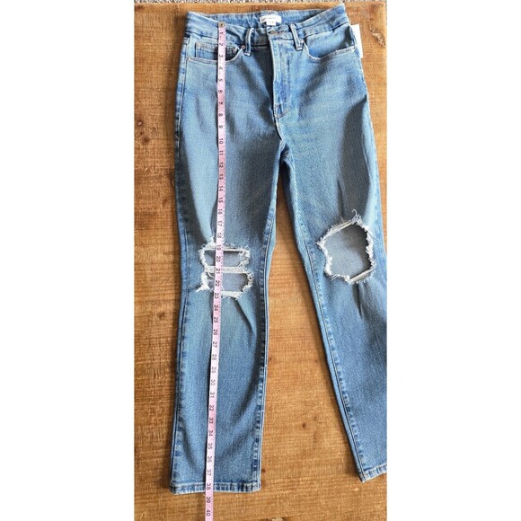 Good American distressed jeans women's size 4 NWT - Picture 6 of 10